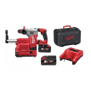 Акумулаторен перфоратор с 4-режима SDS-Plus, 2 х 5Ah, - M28CHPXDE-502C