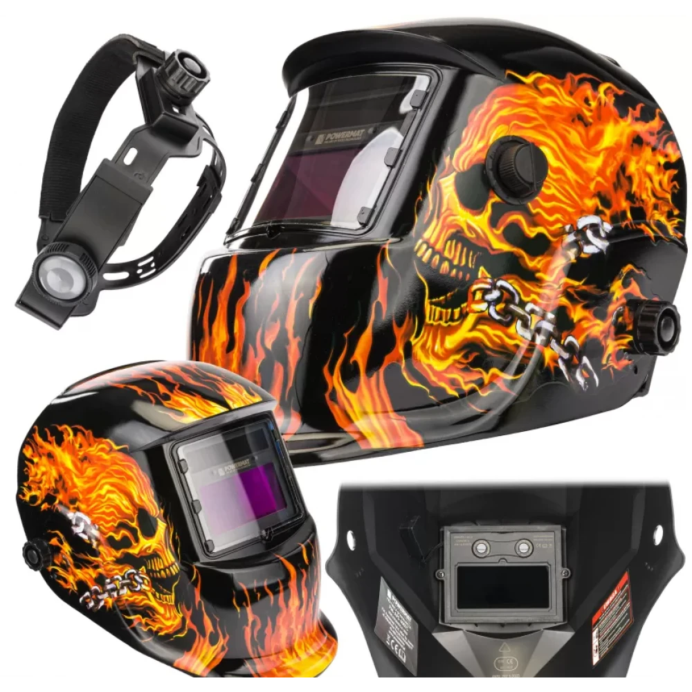 Маска / шлем за заваряване ( филтър + LCD ) PM-APS-600T1