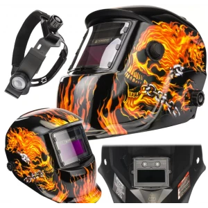 Маска / шлем за заваряване ( филтър + LCD ) PM-APS-600T1