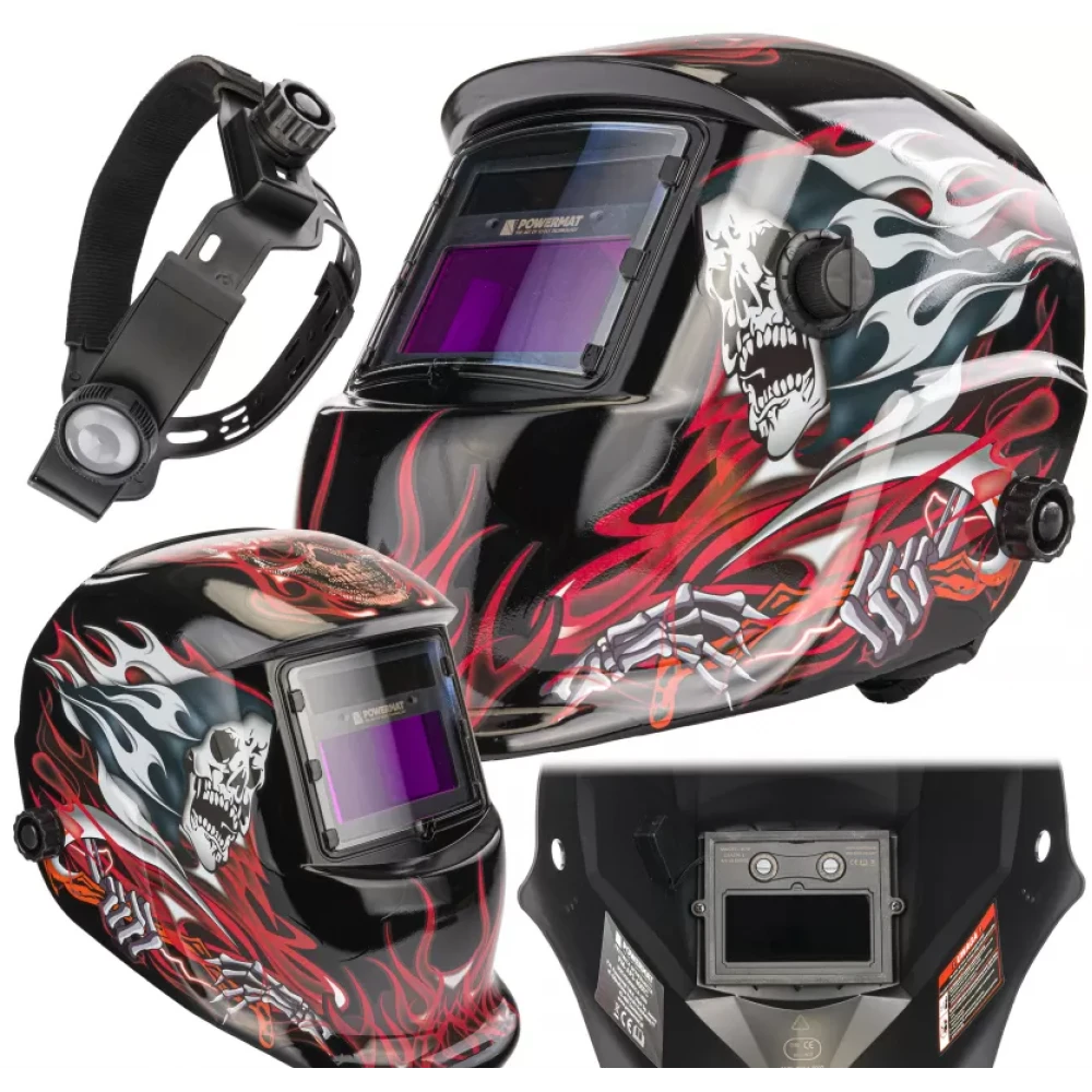 Маска / шлем за заваряване ( филтър + LCD ) - PM-APS-600T2