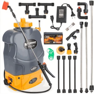 Акумулаторна пръскачка 12 Ah, 1 - 4,5 бара, 20 литра - PM-OA-20T