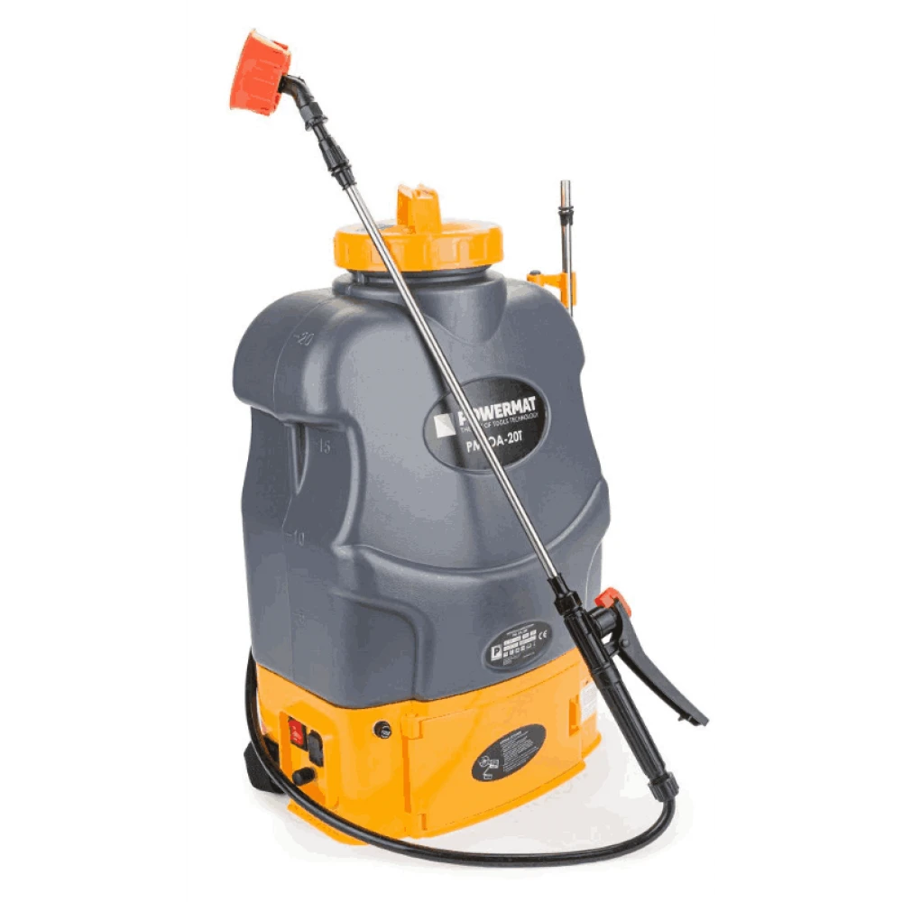 Акумулаторна пръскачка 12 Ah, 1 - 4,5 бара, 20 литра - PM-OA-20T