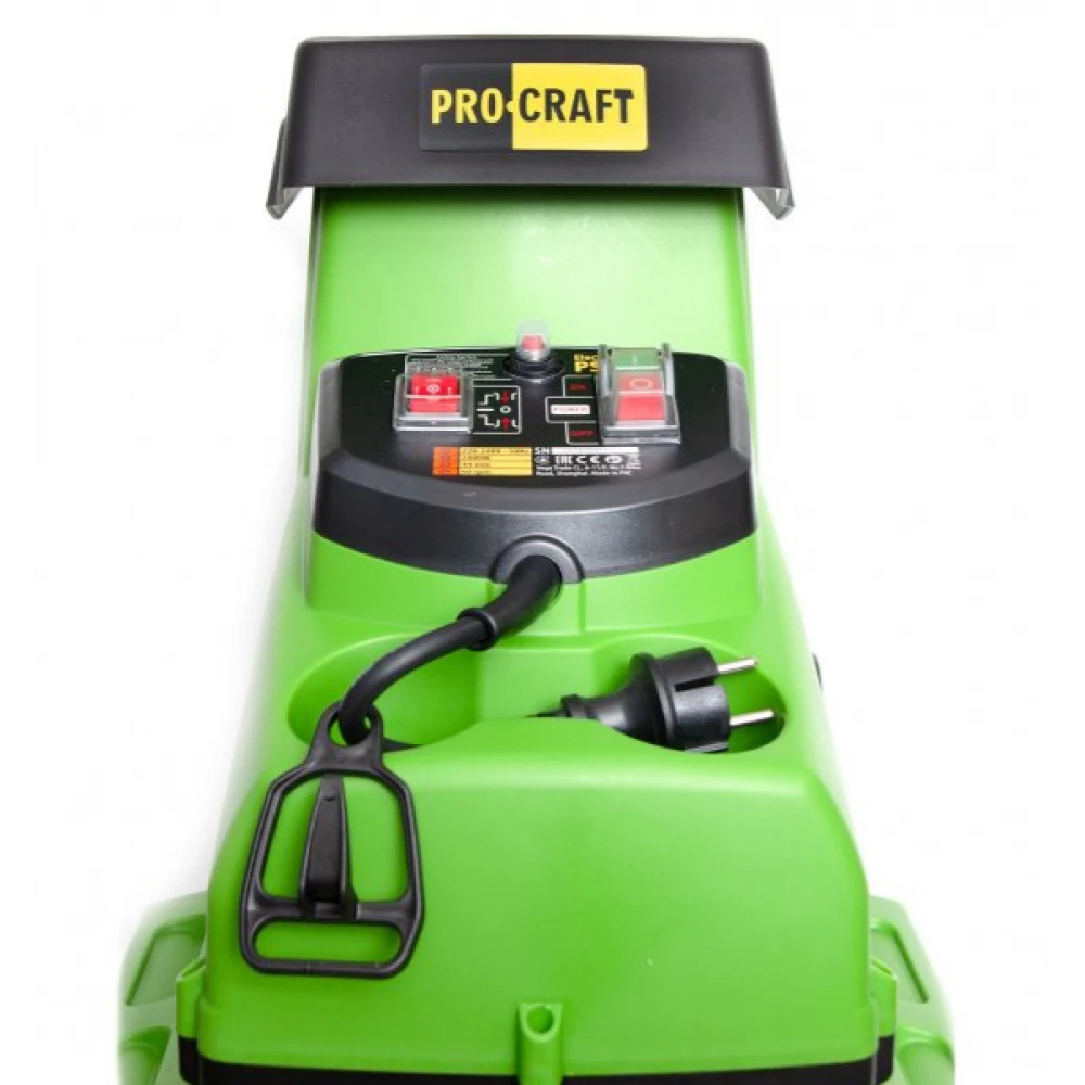 Дробилка за клони PROCRAFT PSL2800, 44 мм диаметър
