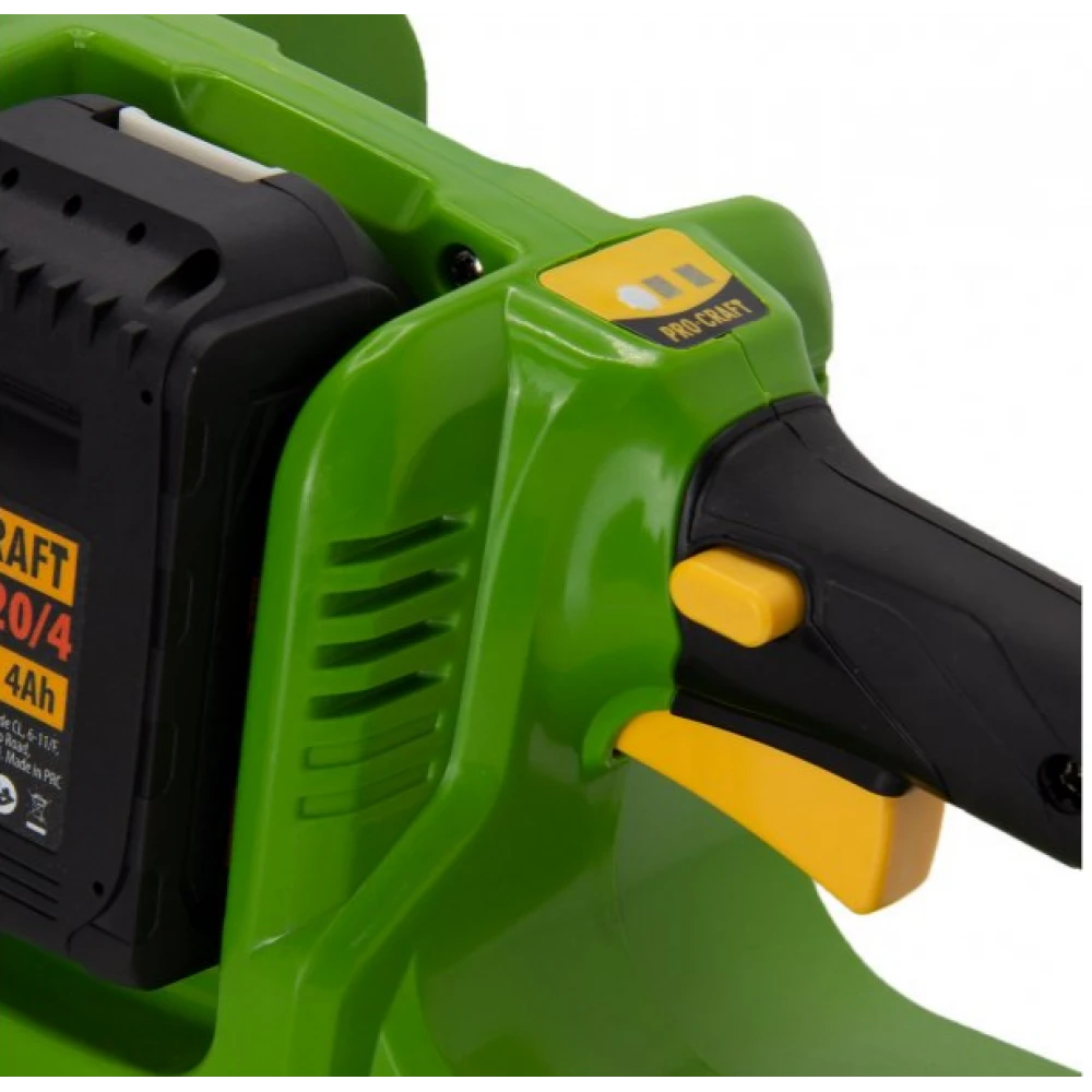 Procraft PCA40/2 Акумулаторен трион, Li-ion, 2x20 V, 4,0 Ah, 5000 оборота (body – без батерии и зарядно)
