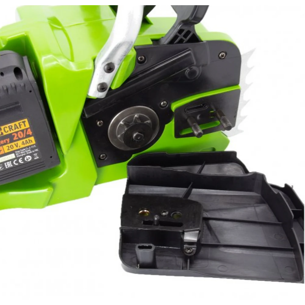 Procraft PCA40/2 Акумулаторен трион, Li-ion, 2x20 V, 4,0 Ah, 5000 оборота (body – без батерии и зарядно)