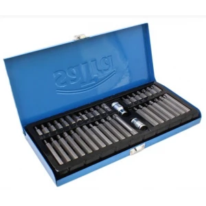 Комплект битове 40 части ( шестограми - торксове ) SATRA S-40BS2