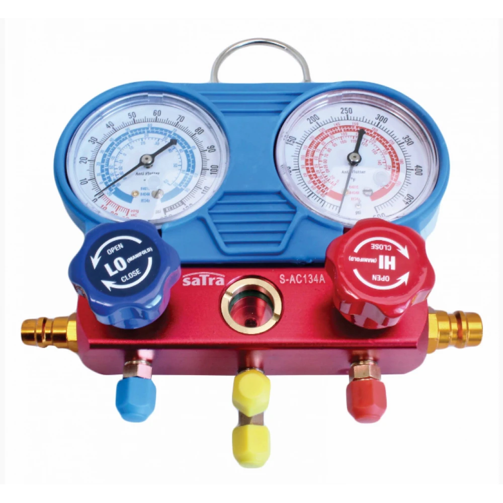 Комплект за тест за течове и пълнене на климатик - ASTA / SATRA S-AC134A