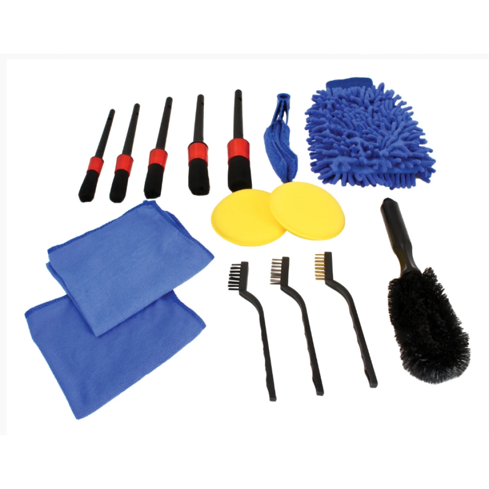 Комплект за почистване на автомобили 15 части S-C15CAR