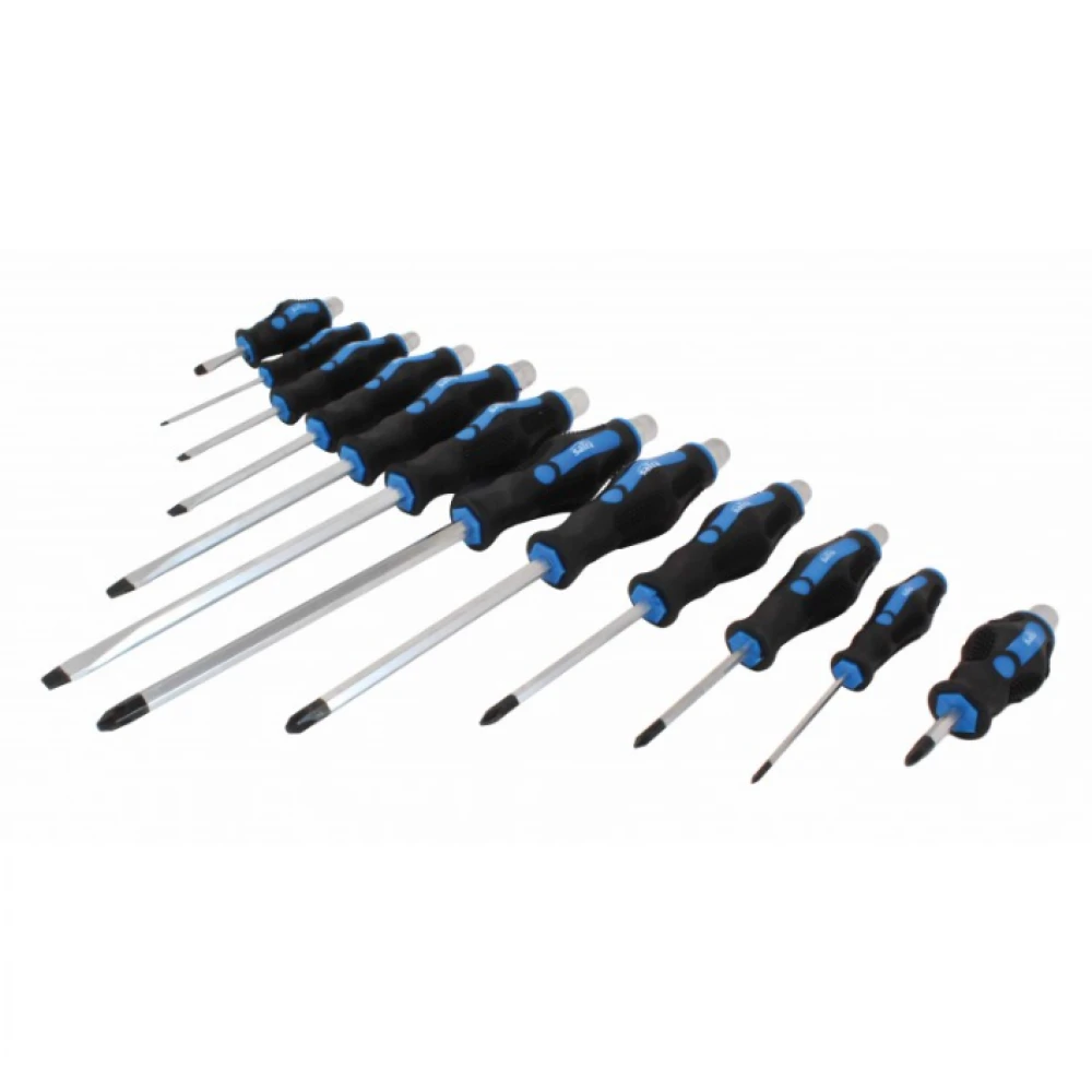 Комплект ударни / усилени отвертки 12 части - S-S12PC