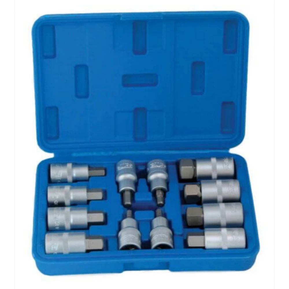 Комплект шестограми на вложка 1/2 12 части SATRA S-SH1212