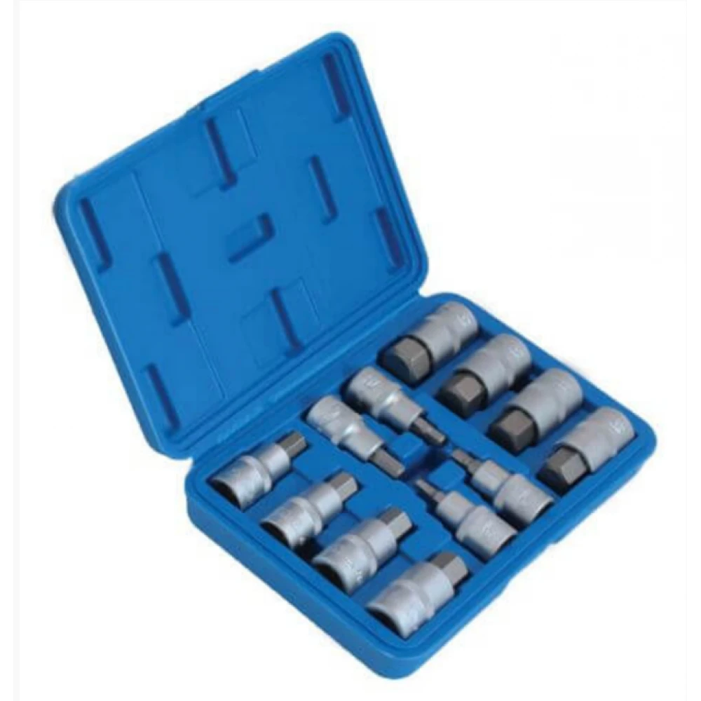 Комплект шестограми на вложка 1/2 12 части SATRA S-SH1212