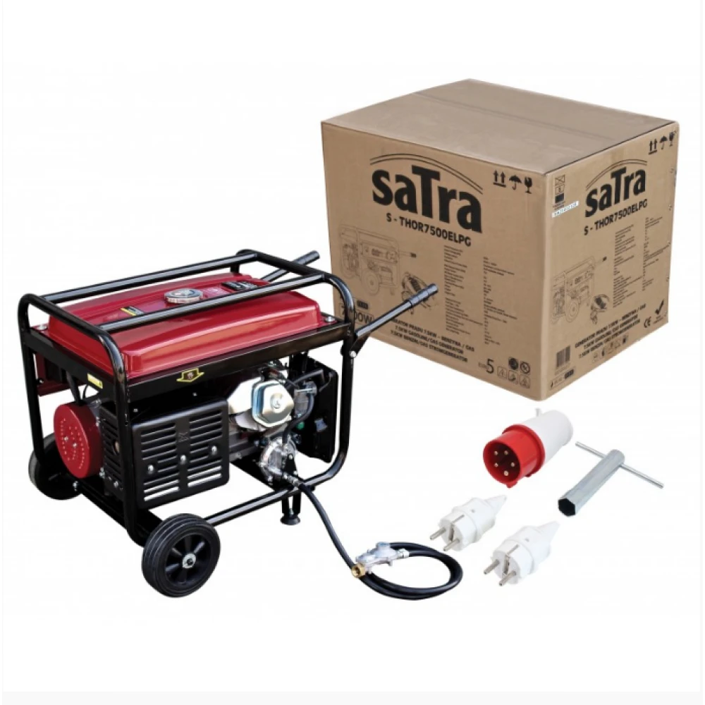 Бензинов / Газов генератор за ток 7.5KW ( LPG ) S-THOR7500ELPG
