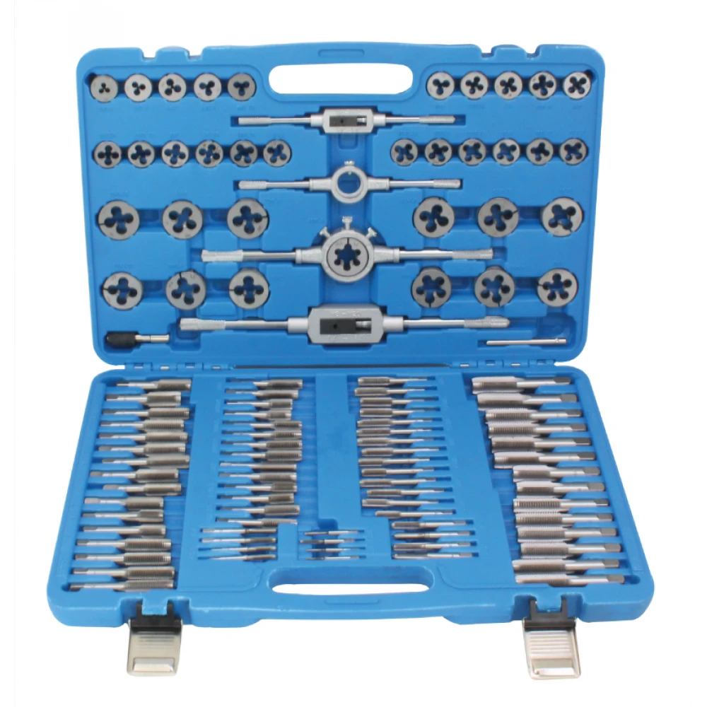 Комплект метчици и плашки, 110 бр., M2-M18 - S-TP110AS