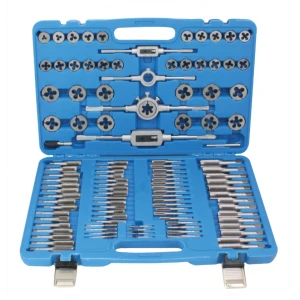 Комплект метчици и плашки, 110 бр., M2-M18 - S-TP110AS