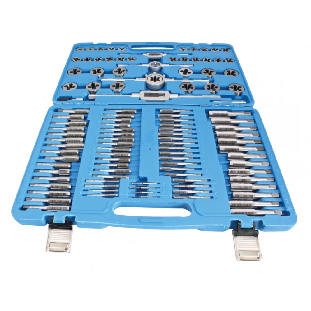 Комплект метчици и плашки, 110 бр., M2-M18 - S-TP110AS