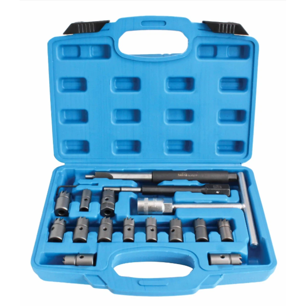 Фрези за гнезда за инжектори - комплект 17 бр. SATRA S-XDI17