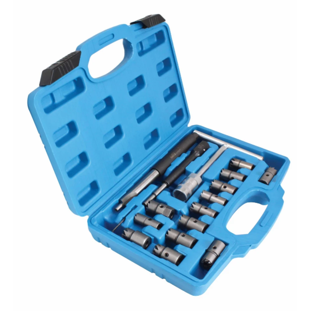 Фрези за гнезда за инжектори - комплект 17 бр. SATRA S-XDI17