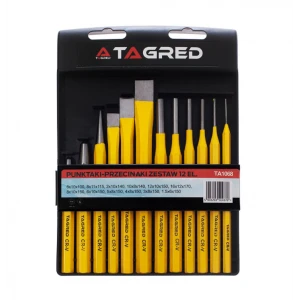 Чукове, фрези, щанци, комплект 12 бр. - TA1068