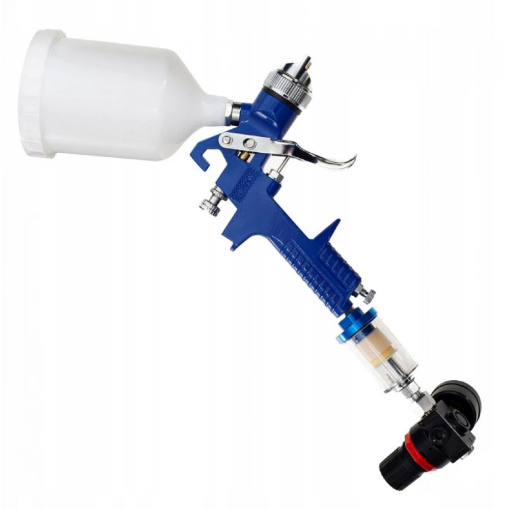 Пистолет за боядисване HVLP с редуктор, дехидратор, дюзи - TA133