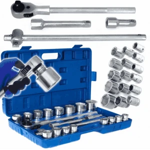 Комплект гедоре за камиони 21 части 6-ъгълни 3/4", CRV TA205