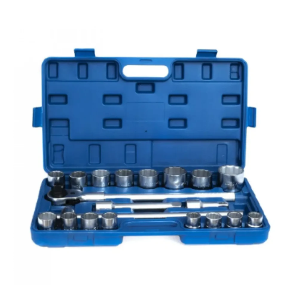 12-точкови гаечни ключове 3/4" ковани CRV, 21 броя за камиони, тресчотка, големи накрайници - Tagred TA206