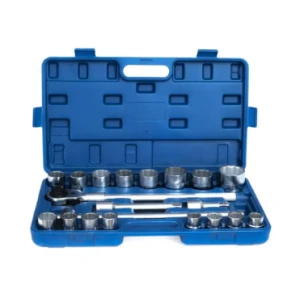 12-точкови гаечни ключове 3/4" ковани CRV, 21 броя за камиони, тресчотка, големи накрайници - Tagred TA206