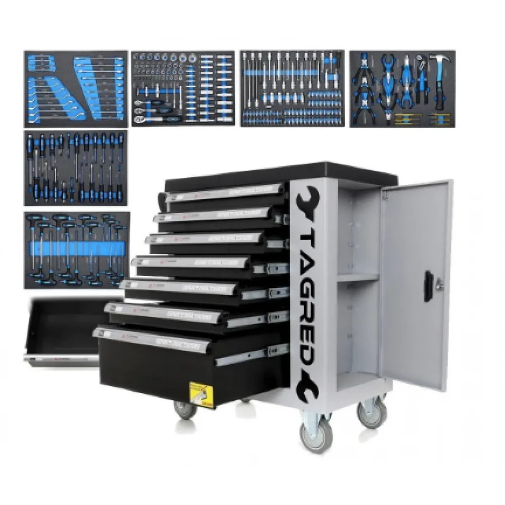 Количка / Шкаф за инструменти със 7 чекмеджета - TA213