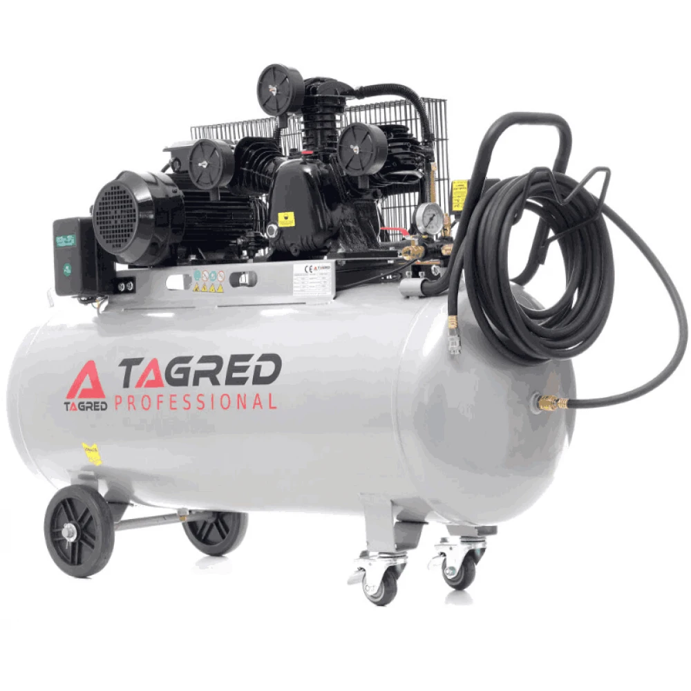 Маслен компресор за въздух 200 ллитра 400V трифазен - TA309B