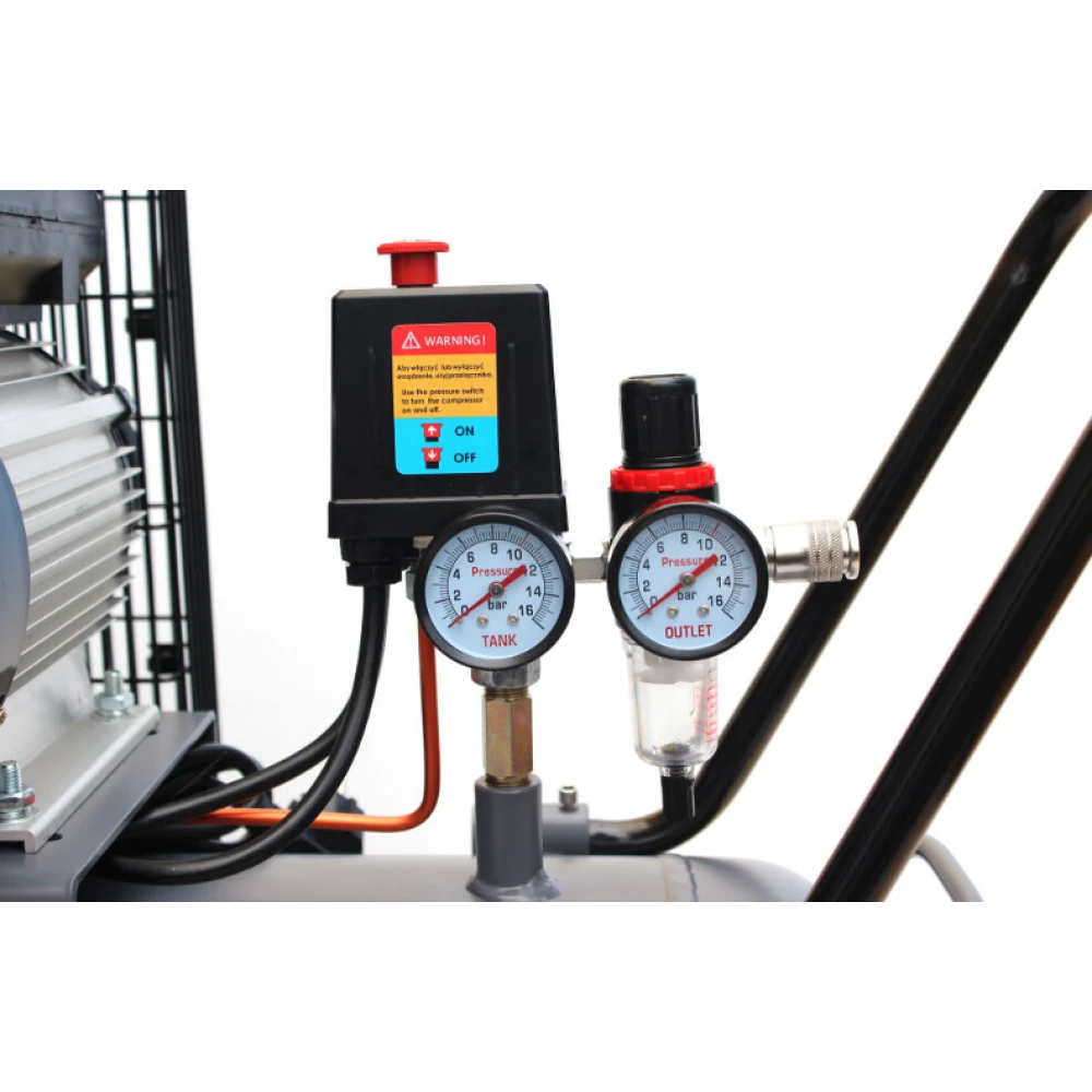 Безмаслен компресор за въздух 10 BAR 100 литра - TA3390