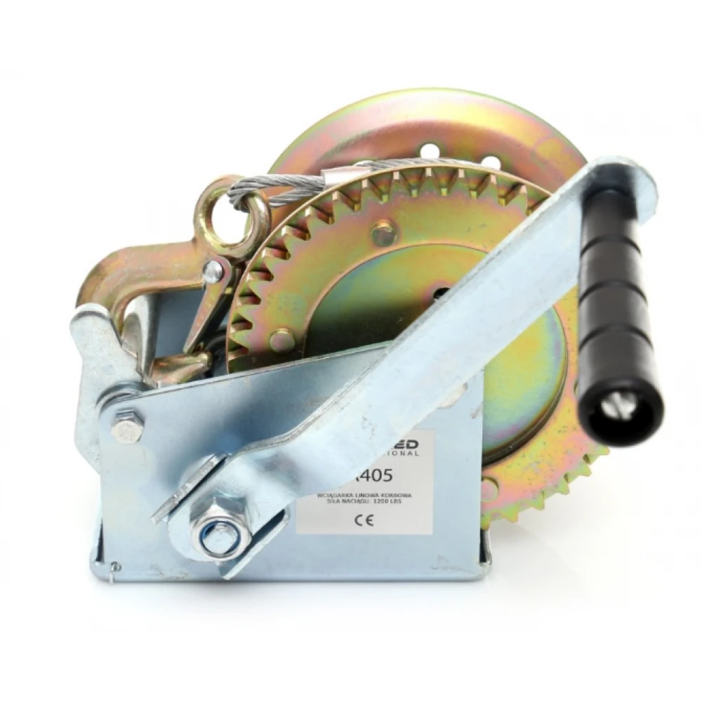 Лебедка с манивела, с кабел 545 кг., 1200 lbs,  10 м въже - Tagred TA405