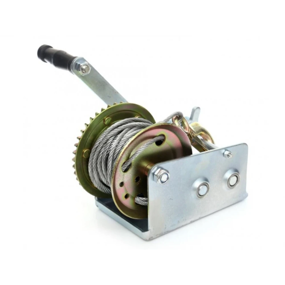 Лебедка с манивела, лебедка с кабел на манивела 1134 кг., 2500 LBS, 10 м въже - TA406