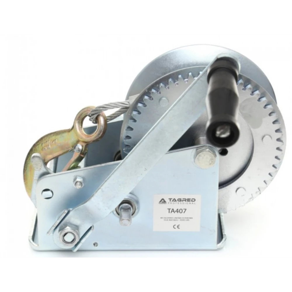 Двускоростна лебедка 1588 кг. / 10 метра въже TA407