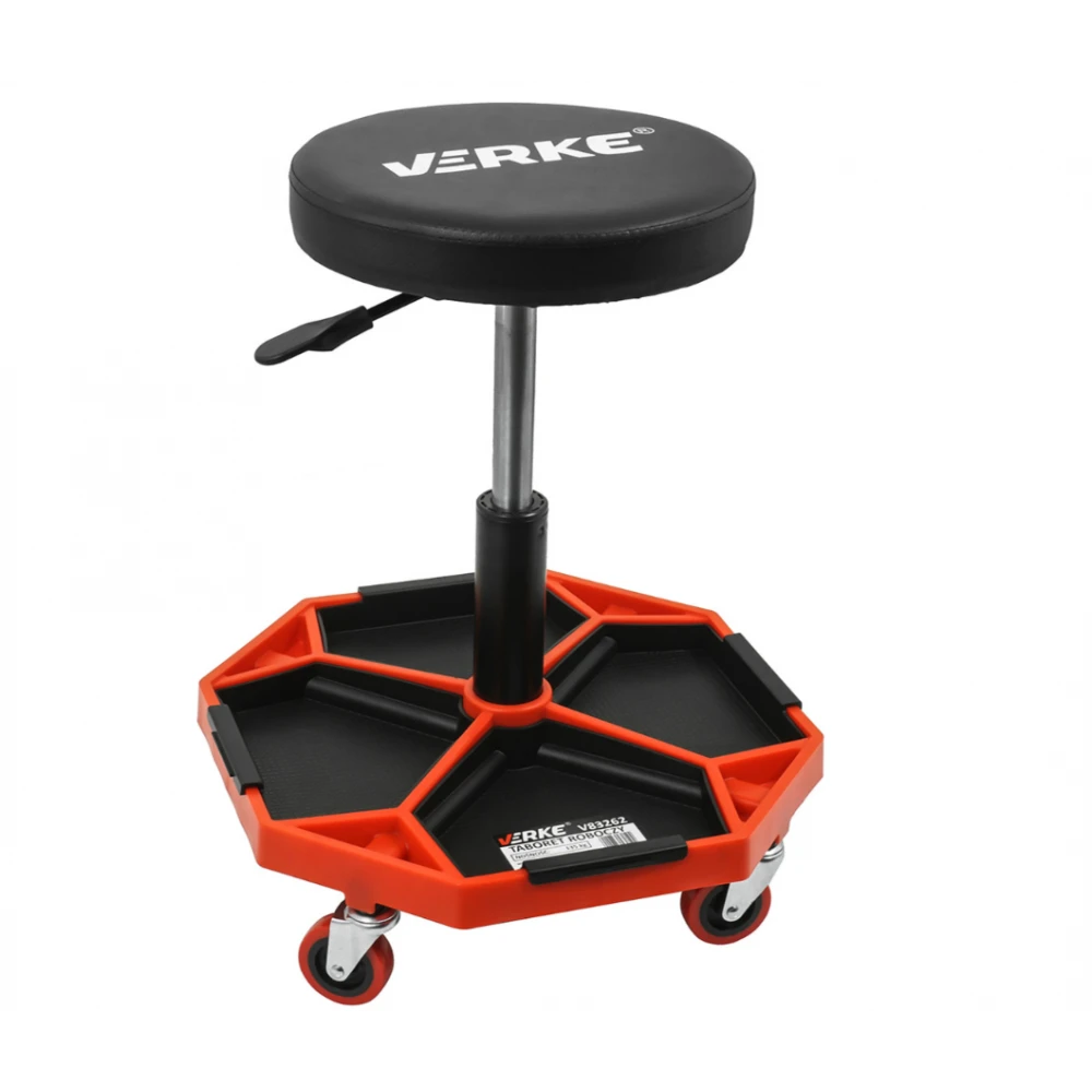 Работно столче / Табуретка PVC седалка 135 килограма V83262