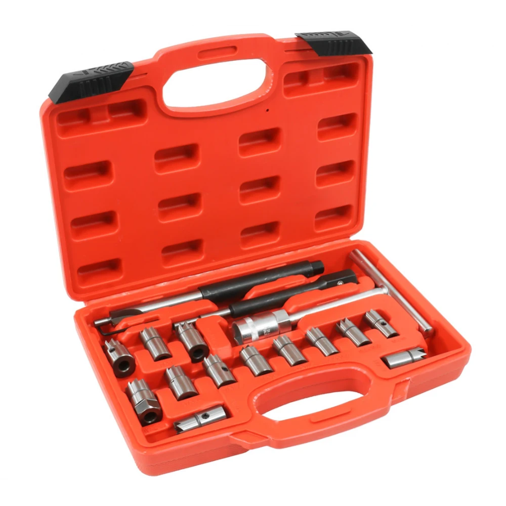 Комплект фрези за инжекторни седалки от 17 части - V86221