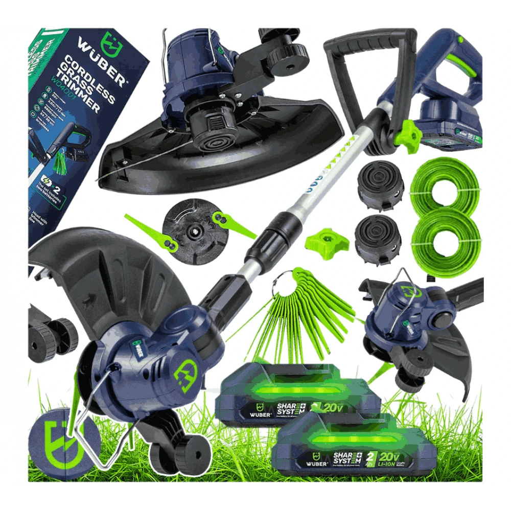 Акумулаторен тример за трева 20 V, 2.0 Ah, 8800 об/мин. - W04001