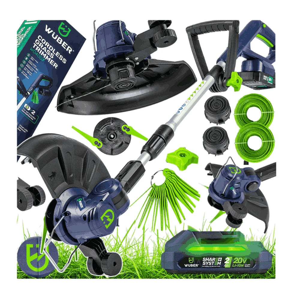Акумулаторна градинска коса за трева 20V, 2.0Ah, 8800 об/мин. - W04003