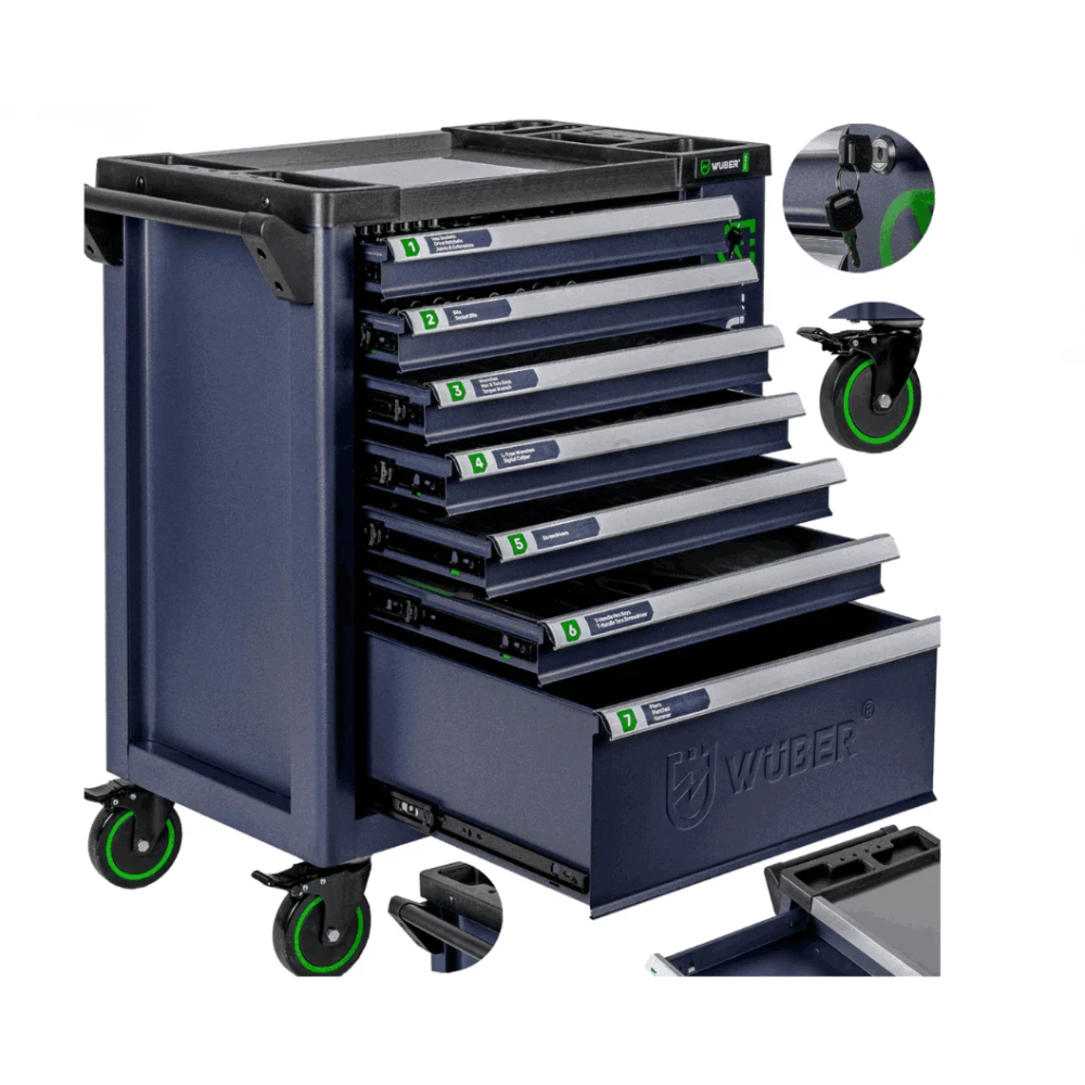 Мобилна количка за инструменти, без оборудване, 50x80x85 см - W05001