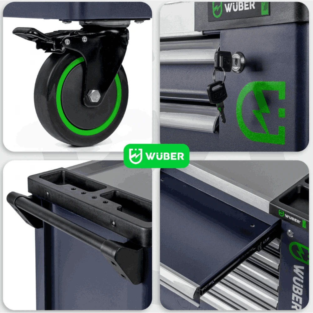 Мобилна количка за инструменти, без оборудване, 50x80x85 см - W05001