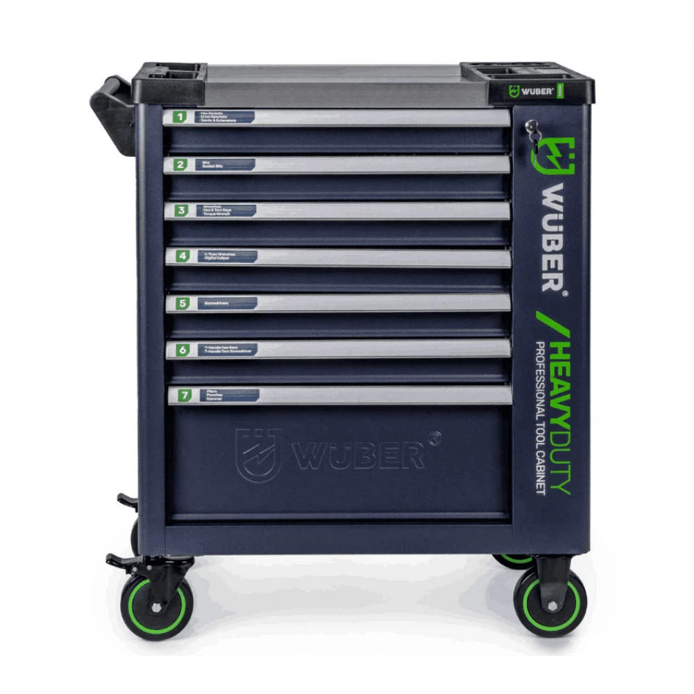 Мобилна количка за инструменти с оборудване от 298 части - W05002