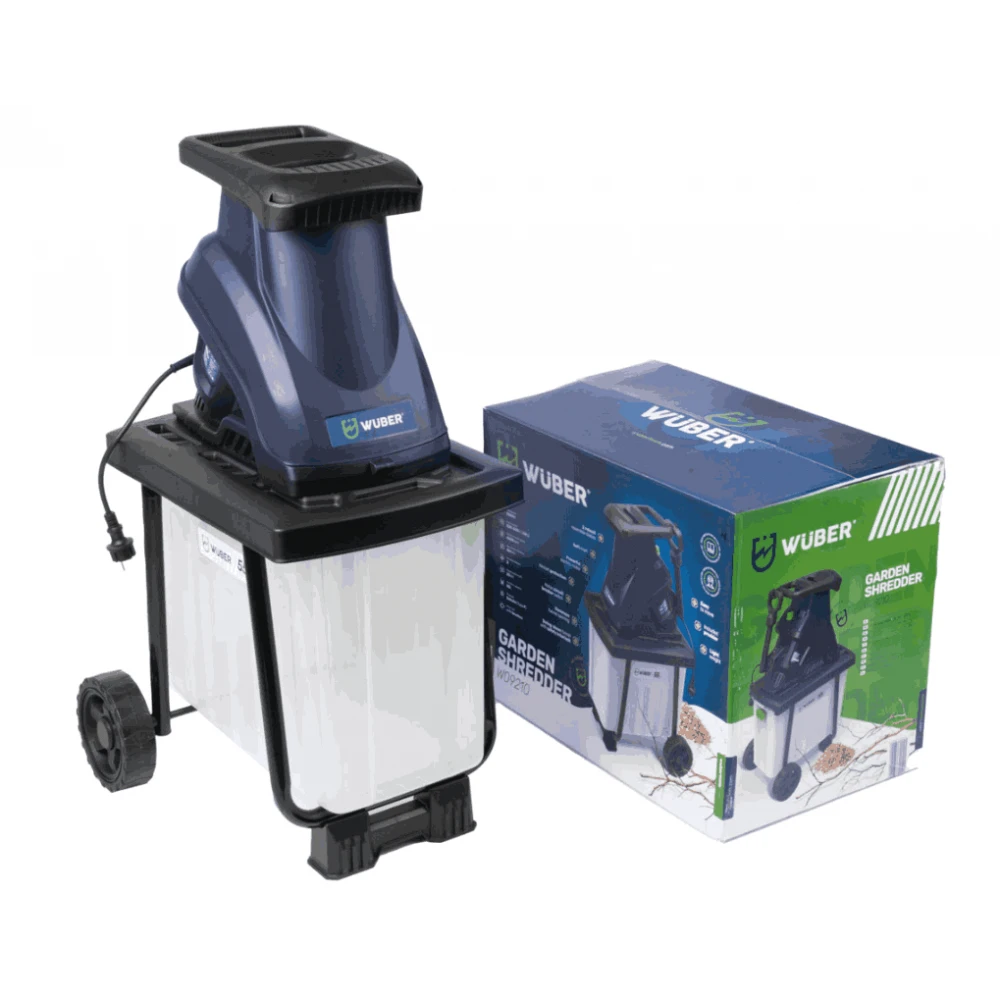 Дробилка за клони 3000 W, 40 мм, кош 55 литра - W09210