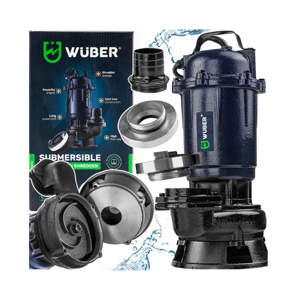 Помпа за мръсна, чиста вода, септична яма 2" + мелница - W11005