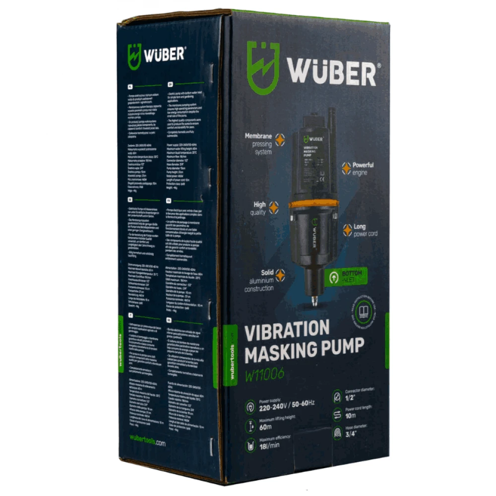 Потопяема помпа за чиста вода 460W, 3/4, 1080 л/ч - W11006