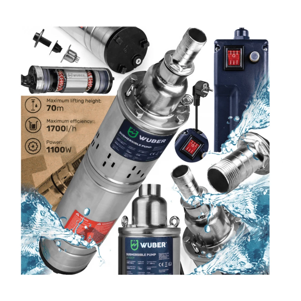 Помпа за чиста вода 1100 W, 10 метра, 1700 л/ч. - W11010
