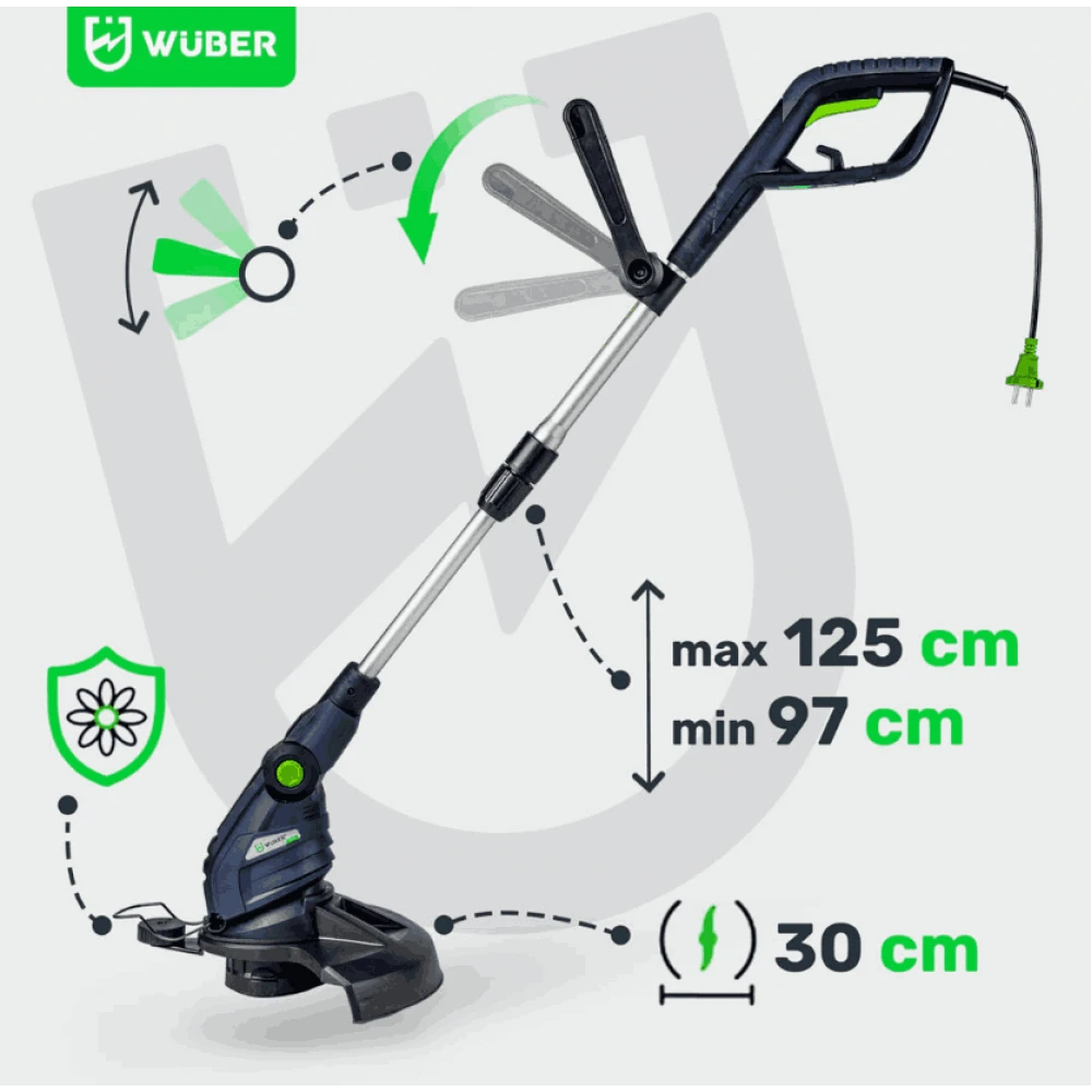 Електрически тример за трева 450 W, 8 800 об/мин. - W21152