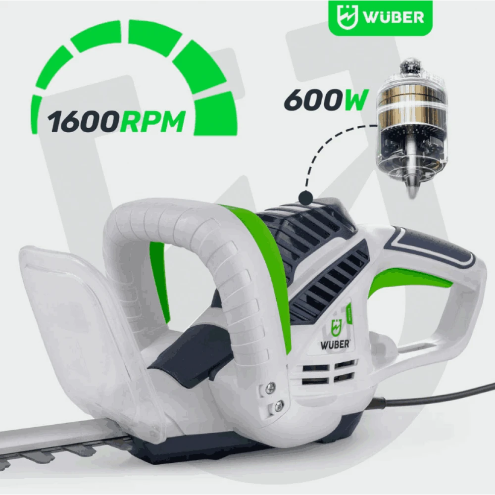 Електрически тример за жив плет 600 W, 550 мм - W27330