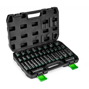 Комплект ударни вложки 35 броя, 1/2”, шестостенни - W33001