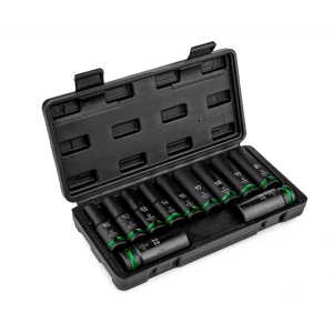 Комплект ударни вложки 11 броя, 1/2”, шестостенни, 10-24 мм - W33003