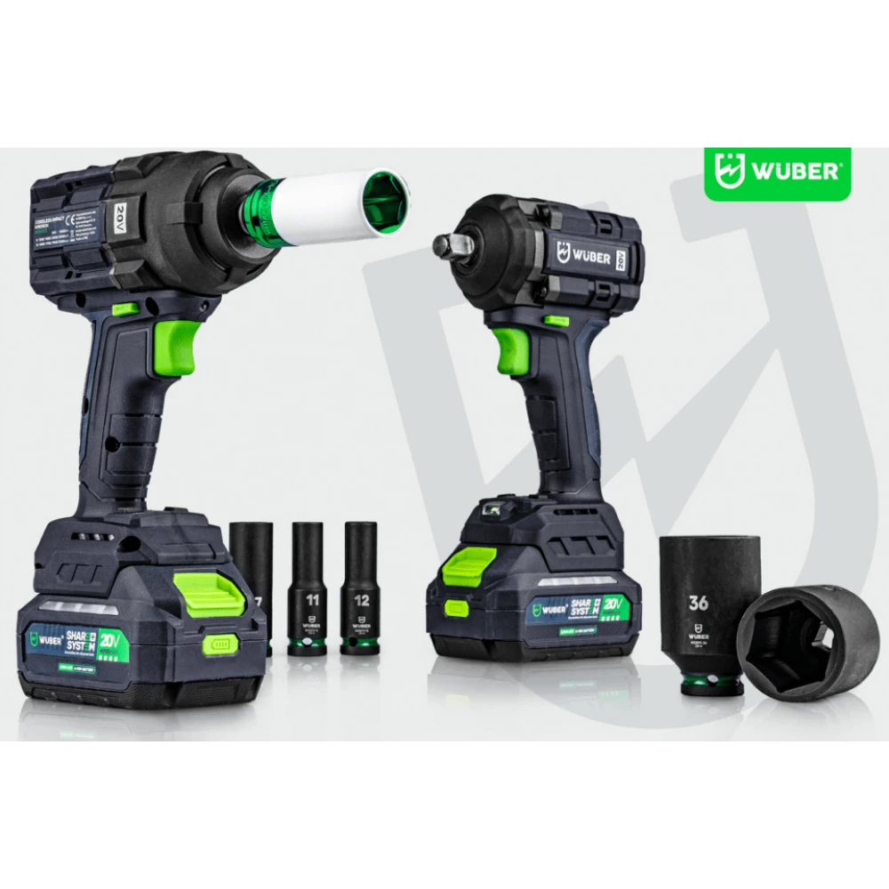 Комплект ударни вложки 6 броя, 1/2”, шестостенни - W33007