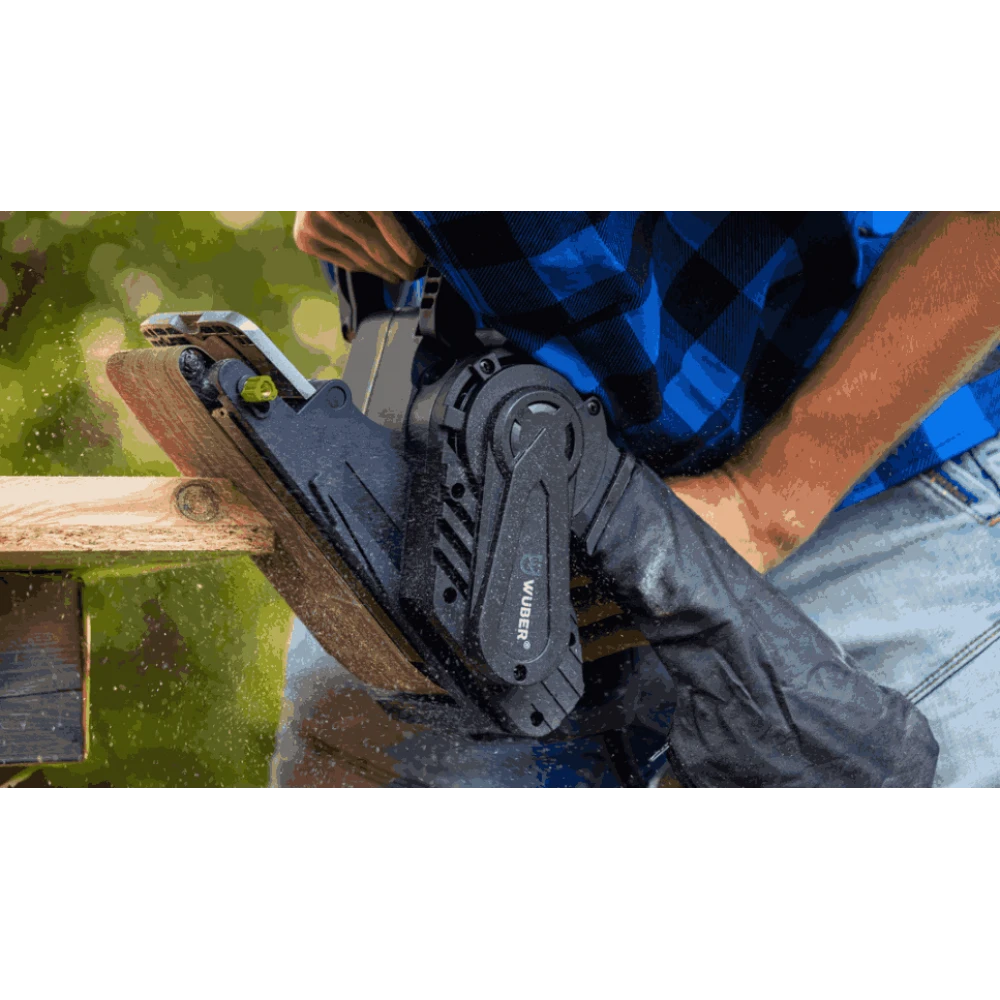 Лентова шлайфмашина за дърво 1900 W, 533x76 мм, P80 - W33231