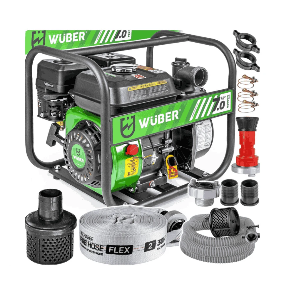 Бензинова моторна помпа 7 к.с., 2", 600 л/мин. - W40424